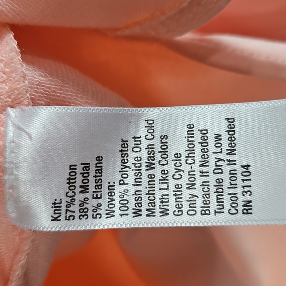 Kaari Blue Orange Pink Boxy Long Sleeve Pleated Shirt Size Medium - Picture 5 of 6